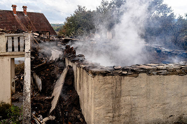 Professional Emergency Fire Cleanup technician working in Moorestown, NJ